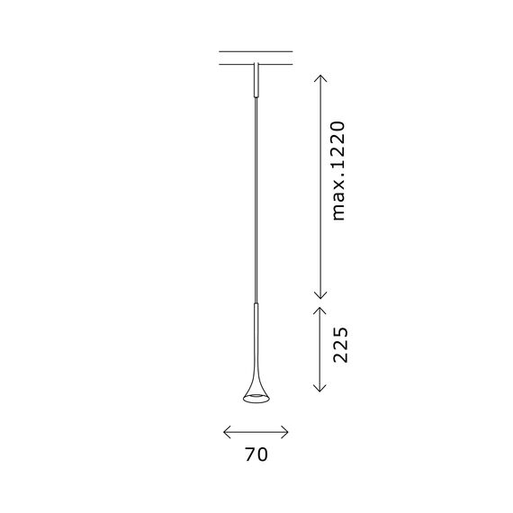 ST LUCE ST688.446.05 Магнитный трековый светильник Черный LED 1*5W 4000K Lm Ra>90  IP20 D70xH225 24V, изображение 3