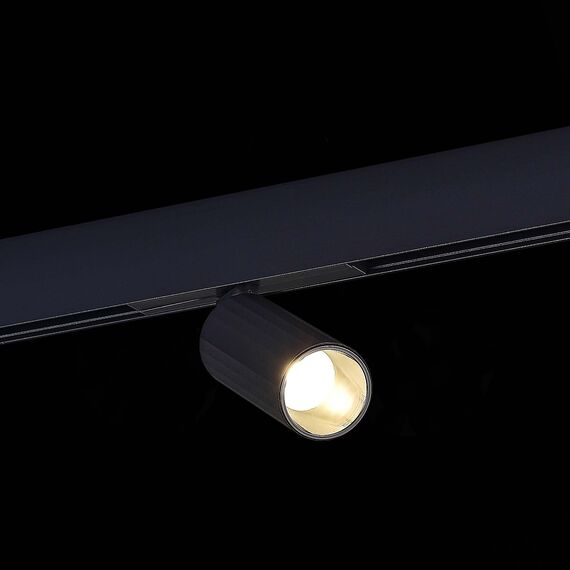 ST LUCE ST807.446.12 Магнитный трековый светильник Черный LED 1*12W 4000K 700Lm Ra>90 IP20 D50xH173 48VV, изображение 5