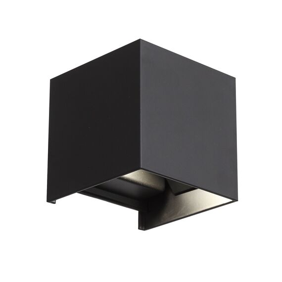ST LUCE SL560.401.02 Светильник уличный настенный ST-Luce Черный/Черный LED 2*3W 4000K