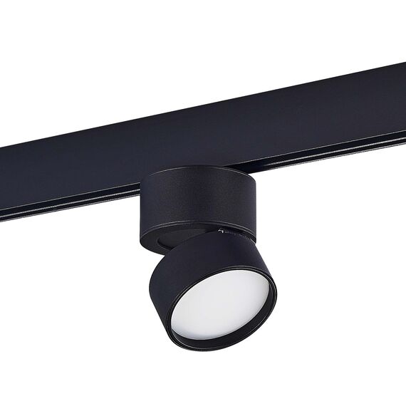 ST LUCE ST809.446.09 Магнитный трековый светильник Черный LED 1*9W 4000K 600Lm Ra>90 120° IP20 D85xH126 48V, изображение 4