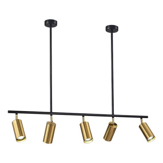 ST LUCE SL1206.413.05 Светильник подвесной ST-Luce Черный/Латунь GU10 5*5W 4000K