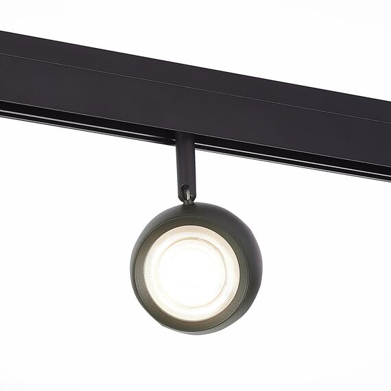 ST LUCE ST355.446.10 Магнитный трековый светильник Черный LED 1*10W 4000K 470Lm Ra>80 36° IP20 L120xW50xH176