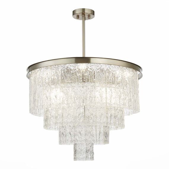 ST LUCE SL1230.102.08 Люстра потолочная ST-Luce Никель/Прозрачный E14 8*60W