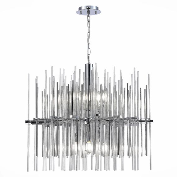 ST LUCE SL1628.103.12 Люстра подвесная ST-Luce Хром/Прозрачный, Хром E14 12*40W