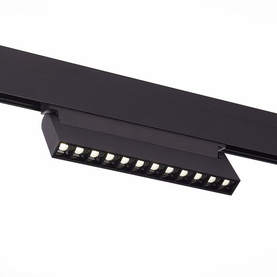 ST LUCE ST364.446.12 Магнитный трековый светильник Черный LED 1*12W 4000K 1 009Lm Ra>90 36° IP20 L219xW22xH1