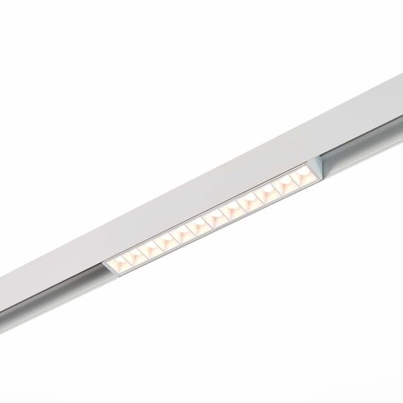 ST LUCE ST361.536.12 Магнитный трековый светильник белый LED 1*12W 3000K 1 009Lm Ra>80 36° IP20 L222xW22xH44