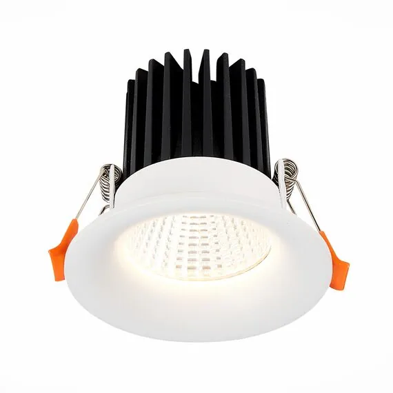 ST LUCE ST703.548.10 Светильник встраиваемый. Белый LED 1*10W 4000K 900Lm Ra>90 38° IP20 D85xH75 170-240V