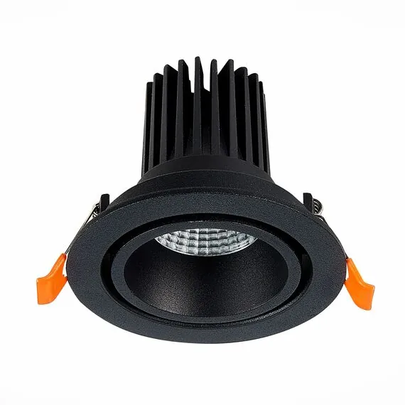 ST LUCE ST705.448.10 Светильник встраиваемый. Черный LED 1*10W 4000K 750Lm Ra>90 38° IP20 D102xH85 170-240V, изображение 5
