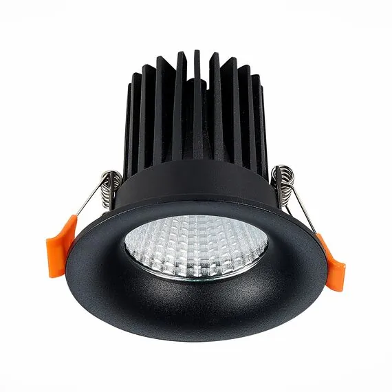 ST LUCE ST703.448.10 Светильник встраиваемый. Черный LED 1*10W 4000K 900Lm Ra>90 38° IP20 D85xH75 170-240V, изображение 5