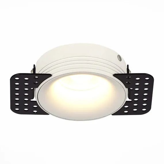 ST LUCE ST218.558.01 Светильник встраиваемый. Белый GU10 1*50W  IP20 D78xH30 165-265V Без ламп