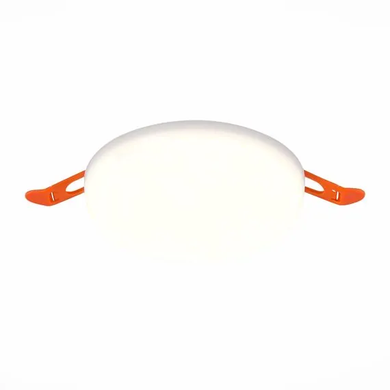 ST LUCE ST700.548.16 Светильник встраиваемый. Белый LED 1*16W 4000K 1 380Lm Ra80 180° IP44 D120xH20 85-265V
