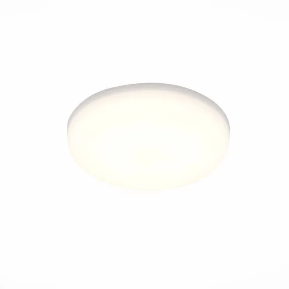 ST LUCE ST700.538.16 Светильник встраиваемый. Белый LED 1*16W 3000K 1 380Lm Ra80 180° IP44 D120xH20 85-265V, изображение 5