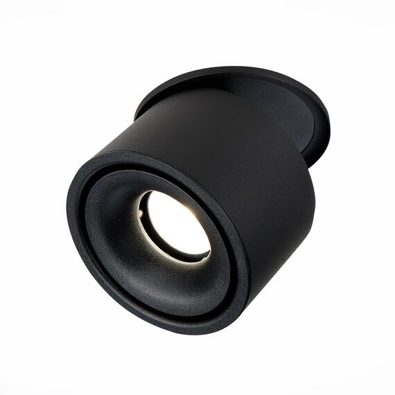 ST LUCE ST652.448.12 Светильник встраиваемый. Черный LED 1*12W 4000K 1 000Lm Ra>90 36° IP20 D100xH105 170-240VV, изображение 4