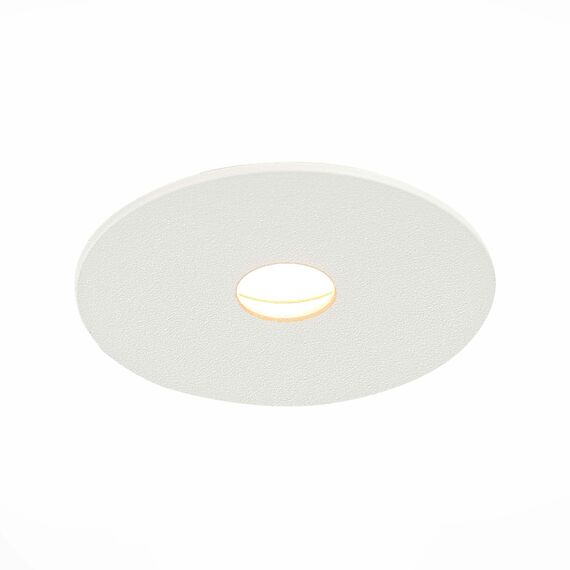 ST LUCE ST217.538.09 Светильник встраиваемый. Белый LED 1*9W 3000K 510Lm Ra>90 36° IP20 D57xH52 220-240V