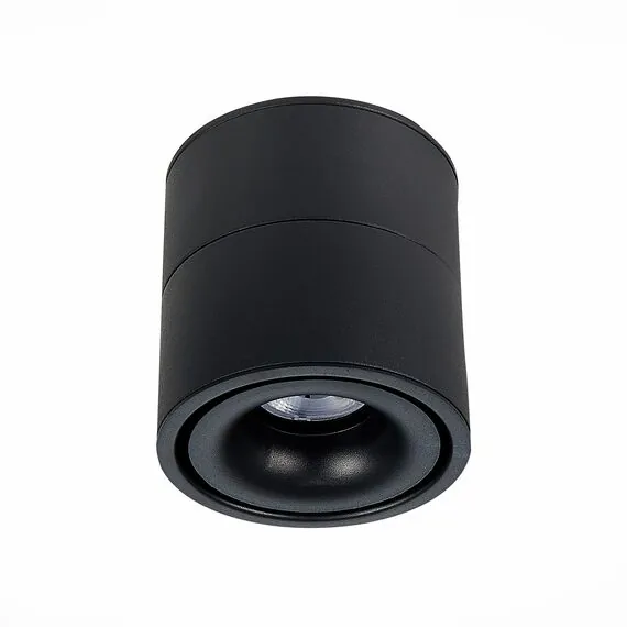 ST LUCE ST652.432.12 Светильник потолочный Черный LED 1*12W 3000K 1 000Lm Ra>90 36° IP20 D100xH105 170-240VV, изображение 4