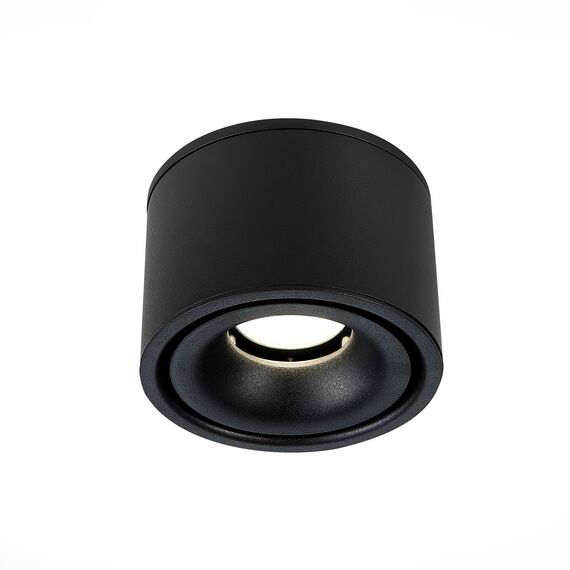 ST LUCE ST652.438.12 Светильник встраиваемый. Черный LED 1*12W 3000K 1 000Lm Ra>90 36° IP20 D100xH105 170-240VV, изображение 4