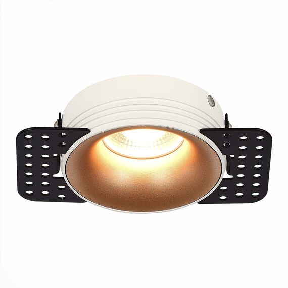 ST LUCE ST218.528.01 Светильник встраиваемый. Белый GU10 1*50W  IP20 D78xH30 165-265V Без ламп