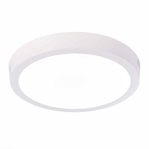 ST LUCE ST112.532.18 Светильник настенно-потолочный Белый LED 1*18W 3000K 1 225Lm Ra80 120° IP20 D210xH28 90