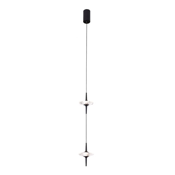 ST LUCE SL6231.403.02 Светильник подвесной ST-Luce Черный/Прозрачный LED 2*5W 4000K