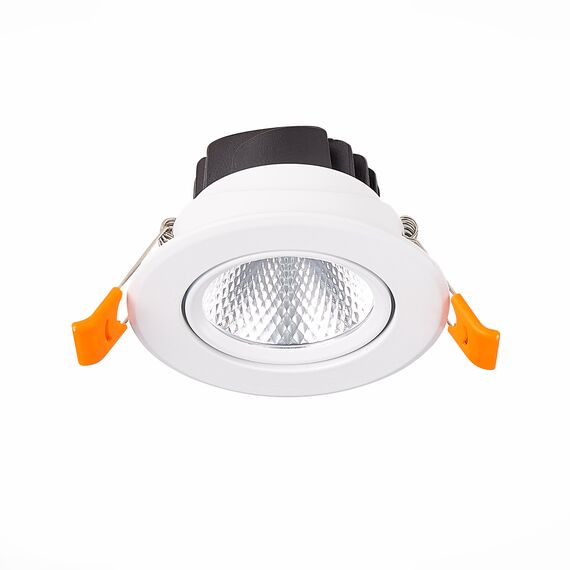 ST LUCE ST211.538.08.36 Светильник встраиваемый. Белый LED 1*8W 3000K 640Lm Ra80 36° IP20 D86xH50 220-240V, изображение 2