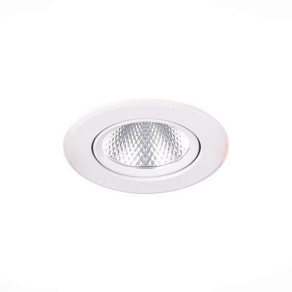 ST LUCE ST211.538.08.36 Светильник встраиваемый. Белый LED 1*8W 3000K 640Lm Ra80 36° IP20 D86xH50 220-240V, изображение 6