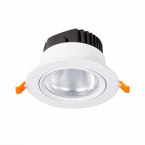 ST LUCE ST211.538.15.36 Светильник встраиваемый. Белый LED 1*15W 3000K 1 125Lm Ra80 36° IP20 D109xH65 220-240V, изображение 2