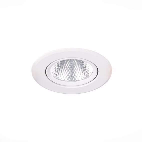ST LUCE ST211.548.08.36 Светильник встраиваемый. Белый LED 1*8W 4000K 640Lm Ra80 36° IP20 D86xH50 220-240V, изображение 6