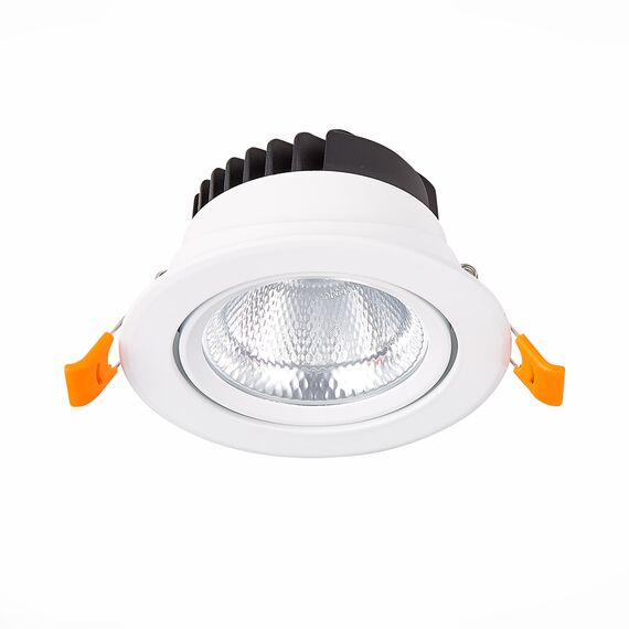 ST LUCE ST211.548.10.36 Светильник встраиваемый. Белый LED 1*10W 4000K 750Lm Ra80 36° IP20 D109xH65 220-240V, изображение 2