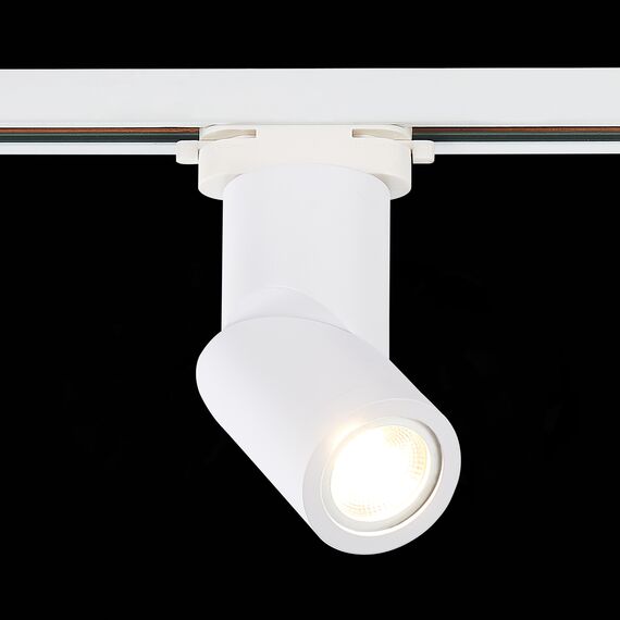 ST LUCE ST650.506.01 Светильник трековый Белый GU10 1*50W IP20 D60xH175 180-240V Без ламп, изображение 3
