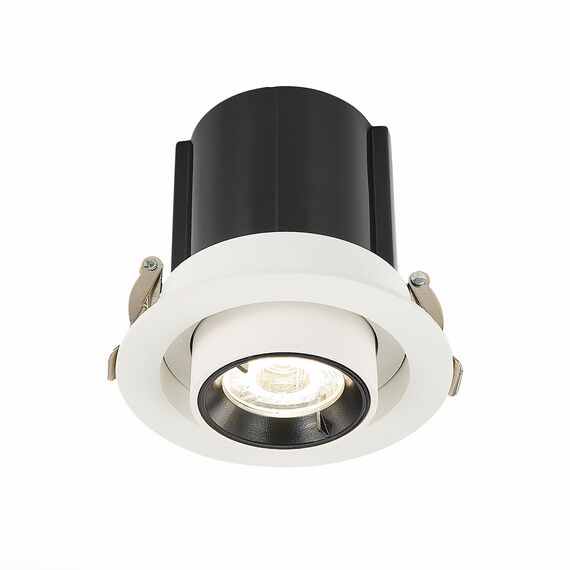ST LUCE ST702.238.12 Светильник встраиваемый. Белый LED 1*12W 3000K 900Lm Ra80 24° IP20 D90xH92 180-240V, изображение 2