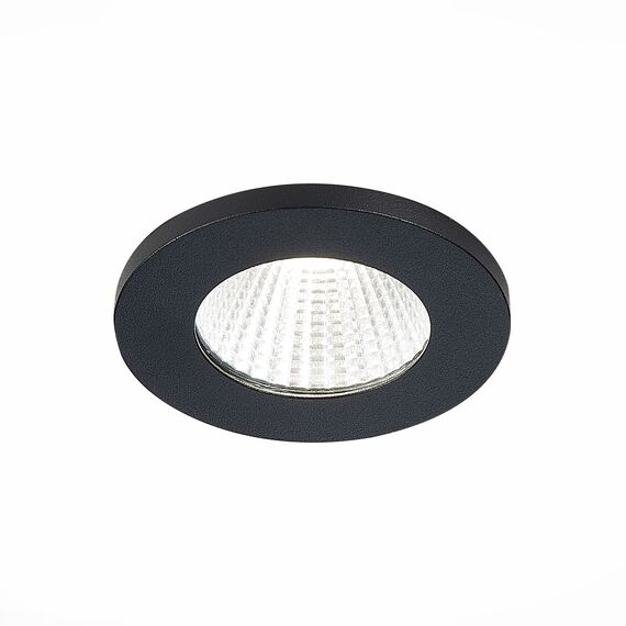 ST LUCE ST704.448.10 Светильник встраиваемый. Черный LED 1*10W 4000K 900Lm Ra>90 38° IP20 D80xH60 170-240V, изображение 4