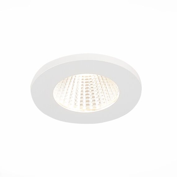 ST LUCE ST704.538.10 Светильник встраиваемый. Белый LED 1*10W 3000K 900Lm Ra>90 38° IP20 D80xH60 170-240V, изображение 3
