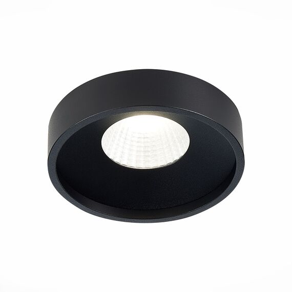 ST LUCE ST751.448.10 Светильник встраиваемый. Черный LED 1*10W 4000K 750Lm Ra>90 38° IP20 D100xH75 170-240V, изображение 4