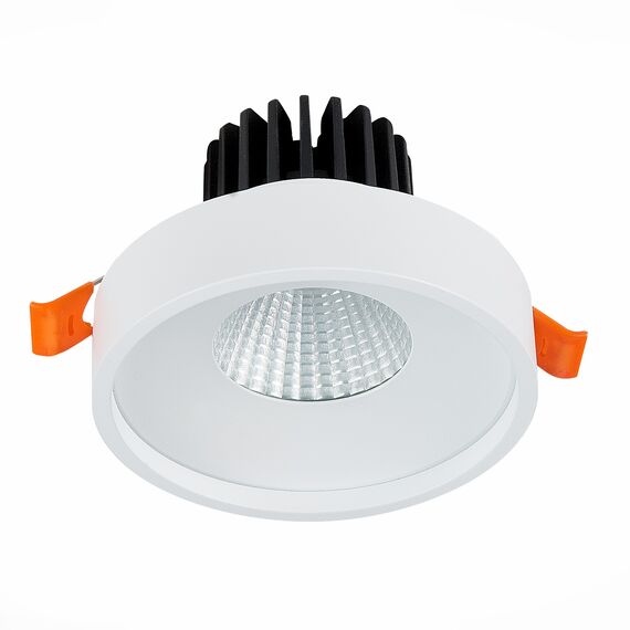 ST LUCE ST751.548.10 Светильник встраиваемый. Белый LED 1*10W 4000K 750Lm Ra>90 38° IP20 D100xH75 170-240V, изображение 5