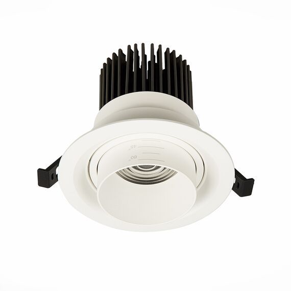 ST LUCE ST701.538.12 Светильник встраиваемый. Zoom Белый LED 1*12W 3000K 960Lm Ra90 15°-60° IP20 D115xH95 170-240V, изображение 3