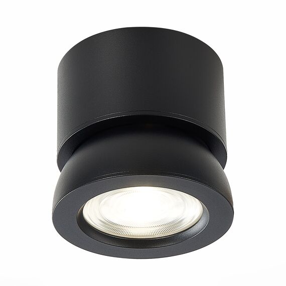 ST LUCE ST654.442.10 Светильник потолочный Черный LED 1*10W 4000K 850Lm Ra>90 38° IP20 D95xH96 180-240V, изображение 3