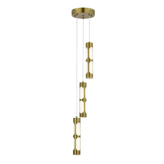 ST LUCE SL6237.303.03 Светильник подвесной ST-Luce латунь/белый LED 3*6W 4000K, изображение 3