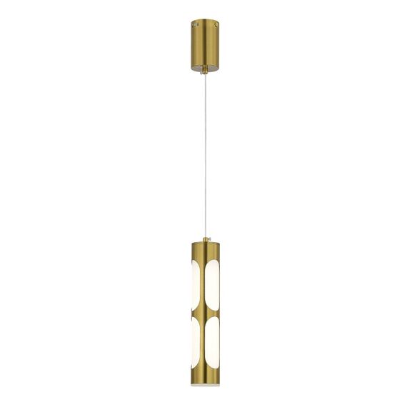 ST LUCE SL6237.303.01 Светильник подвесной ST-Luce латунь/белый LED 1*6W 4000K