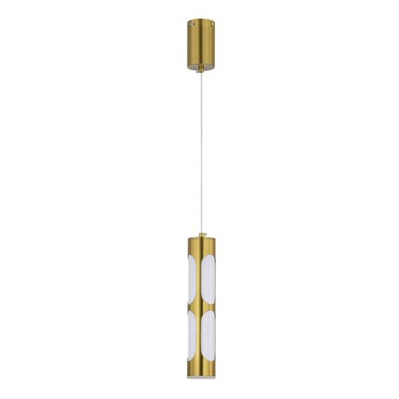 ST LUCE SL6237.303.01 Светильник подвесной ST-Luce латунь/белый LED 1*6W 4000K, изображение 2