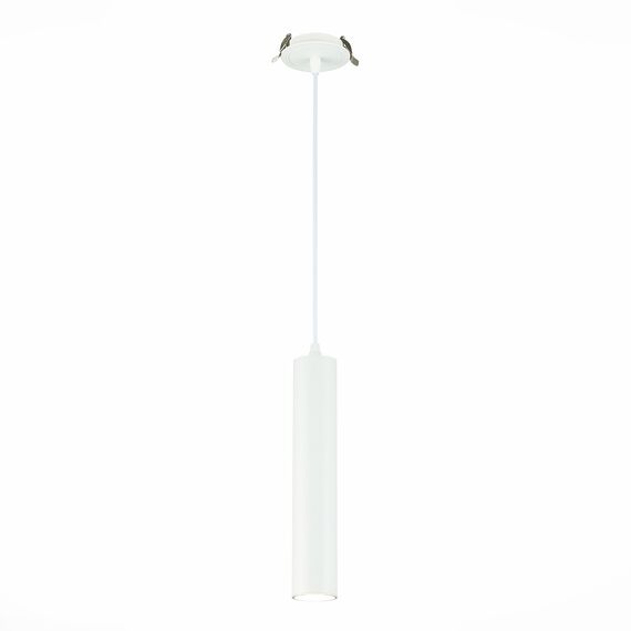 ST LUCE ST151.508.01 Встраиваемый подвесной светильник Белый GU10 1*50W  IP20 D54xH290 220V Без ламп
