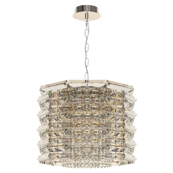 ST LUCE SL6137.103.08 Светильник подвесной ST-Luce никель/прозрачный E14 8*40W