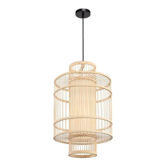 ST LUCE SL6241.523.01 Светильник подвесной ST-Luce Древесный/Белый E27 1*40W, изображение 3