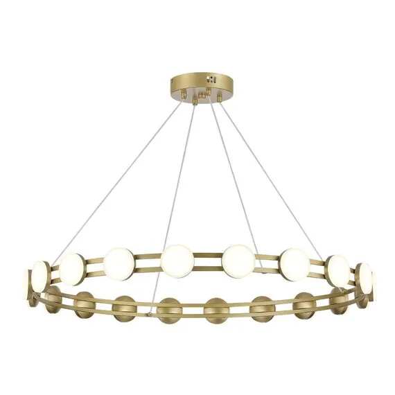 ST LUCE SL6610.203.20 Светильник подвесной ST-Luce золотистый/белый LED 1*40W 4000K