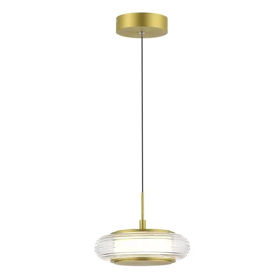 ST LUCE SL6239.203.01 Светильник подвесной ST-Luce золото/прозрачный LED 1*7W 3000K