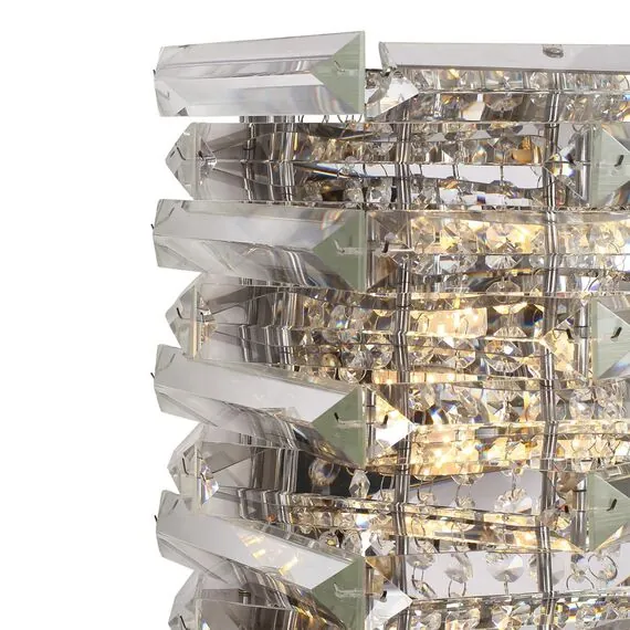 ST LUCE SL6137.101.02 Светильник настенный ST-Luce никель/прозрачный E14 2*40W, изображение 4