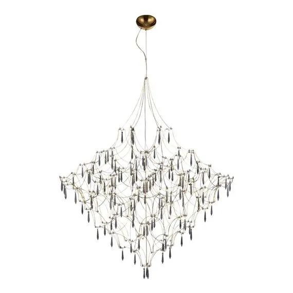 ST LUCE SL6601.203.114 Светильник подвесной ST-Luce Золотистый/Прозрачный LED 114*0,5W 3000K, изображение 2
