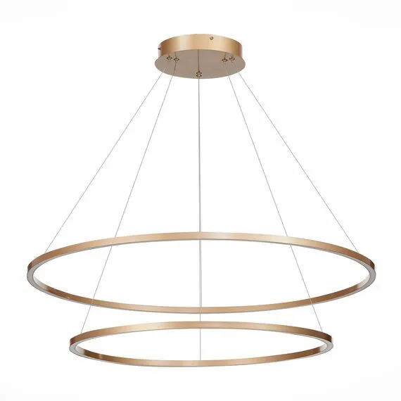 ST LUCE ST605.243.91 Светильник подвесной ST-Luce Золотистый/Белый LED 1*91W 4000K, изображение 2