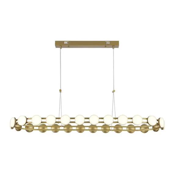 ST LUCE SL6610.203.26 Светильник подвесной ST-Luce золотистый/белый LED 1*50W 4000K, изображение 3