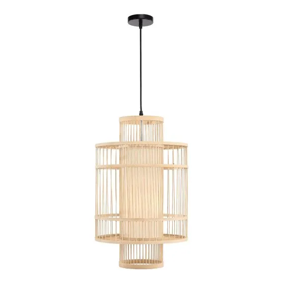 ST LUCE SL6241.523.01 Светильник подвесной ST-Luce Древесный/Белый E27 1*40W