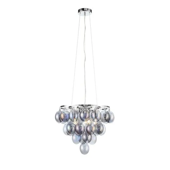 ST LUCE SL432.703.05 Люстра подвесная ST-Luce Хром/Перламутровый E27 5*60W
